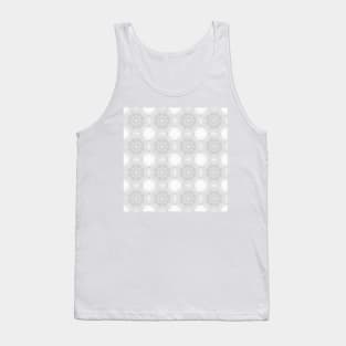 Grey and white abstract pattern background Tank Top